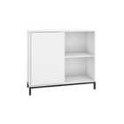 Out & Out Original Vola White Sideboard 1 Door 90Cm
