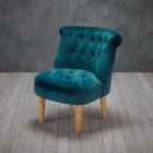 LPD Furniture Charlotte Velvet Accent Chair Teal