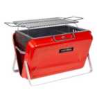George Foreman GFPTBBQ1005R Go Anywhere Briefcase Charcoal Bbq - Red