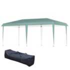 Outsunny 6 X 3M Pop Up Gazebo Patio Party Event Heavy Duty Canopy - Green
