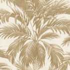 Belgravia Decor Palm Tree Gold Wallpaper - Sample