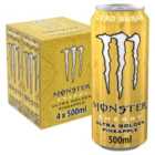 Monster Energy Drink Ultra Gold 4 x 500ml