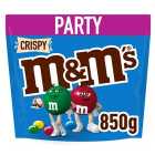 M&M's Crispy Milk Chocolate Party Mix Bulk Snack Bag 850g