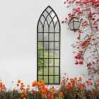 Mirroroutlet Secret Garden Gothic Black Arch Design Garden Wall Mirror