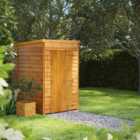 4X6 Power Overlap Pent Windowless Shed