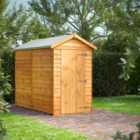8X4 Power Overlap Apex Windowless Shed