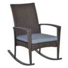 Rattan Rocking Chair Rocker Garden Furniture Seater Patio Bistro Recliner