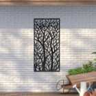 Mirroroutlet Amarelle Extra Large Metal Tree Design Decorative Garden Screen 120Cm X 60Cm