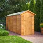 20X4 Power Overlap Apex Windowless Shed