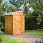6X4 Power Overlap Apex Windowless Shed