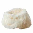 Native Natural xxl Luxurious Natural White Sheepskin Beanbag
