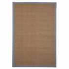 Native Home & Lifestyle Chelsea Jute Rug With Cotton Grey Border 150x190Cm