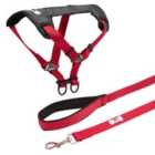 Bunty Strap N Strole Red and Middlewood Lead Red - Medium