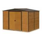 Rowlinson 10 x 8 Woodvale Metal Apex Shed With Floor