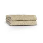 The Linen Yard Loft Woven Combed Cotton 2 Pack Face Cloths Oatmeal