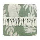 Furn. Tropics Hamman Style Cotton Bath Towel Green