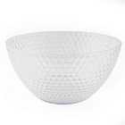 Cambridge Fete Large Serving Bowl With Diamond Design - Clear