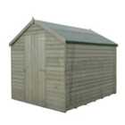 Shire Value Overlap Pressure Treated Shed - 7ft x 5ft