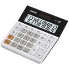 Casio Wide 12 Digit Calculator - White