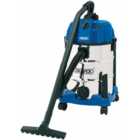 Draper Wet and Dry Vacuum Cleaner with Stainless Steel Tank 30L 1600W