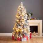 5ft Norfolk Prelit Grey Shimmer Christmas Tree