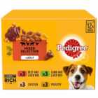 Pedigree Adult Wet Dog Food Pouches Mixed in Jelly 12 x 100g