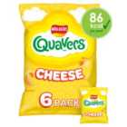 Walkers Quavers Cheese Multipack Snacks Crisps 6 x 16g