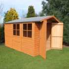 Shire Overlap Shed with Double Doors - 10ft x 7ft
