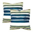 Streetwize 2pk Painted Stripe Scatter Cushions