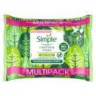 Simple Biodegradable Facial Wipes, 25s