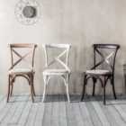 Crossland Grove Palma Cafe Chair (Set of 2) Black 460X430X880mm