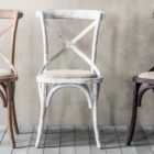 Crossland Grove Palma Cafe Chair (Set of 2) White 460X430X880mm