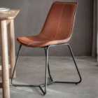Crossland Grove Hilo Chair Brown (Set of 2) 490X550X860mm
