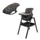 Tutti Bambini Nova Birth To 12 Years Complete Highchair Package Black/Black