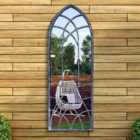 MirrorOutlet Harrogate Arch Shaped Garden Mirror 121 x 45cm