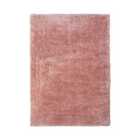 Supersoft Plain Rug Pink 120X170Cm