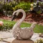 Garden Gear Metal Swan Graden Ornament