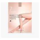 John Lewis 7D barely there tights nude, large