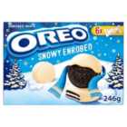 Oreo Sandwich Biscuits Snowy White Chocolate Covered 246g
