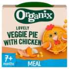 Organix Chicken & Vegetable Pie Baby Food 7 months 130g