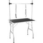 Tectake Dog Grooming Table with Two Slings