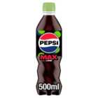 Pepsi Max Lime No Sugar Cola Bottle 500ml