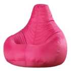 Veeva Recliner Indoor Outdoor Bean Bag Pink Bean Bag Chair