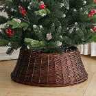 Living and Home Wicker Christmas Tree Skirt - 38/52Cm