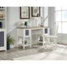 Teknik Mediterranean Shaker Style Home Office Desk Soft White
