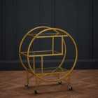 LPD Furniture Dixie Drinks Trolley Gold