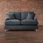 Kansas 2 Seater Sofa Manhattan Charcoal