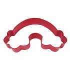 Anniversary House Rainbow Poly-Resin Coated Cookie Cutter Red