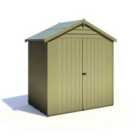 Shire Pressure-Treated Overlap Shed with Double Doors - 4 x 6