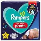 Pampers Baby-Dry Night Pants Size 6, 24s